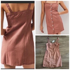 PacSun Slim Button Front Denim Dress.